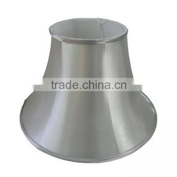 wholesale mass produce gray silk waisted round lamp shade good for shell table lamp