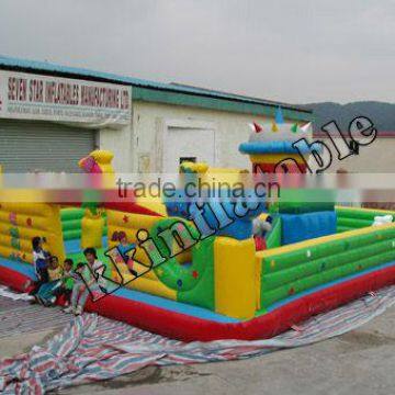 high quality inflatable bouncing playgrounds/inflatable fun city