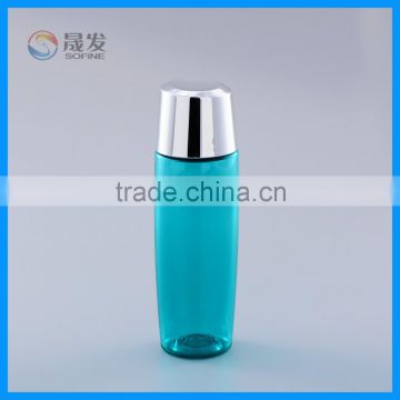 Plating silver cap with skin toner bottle