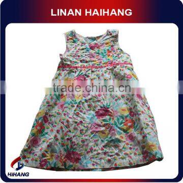 kids long dresses of girls printed dress