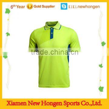 NHE Digital Sublimation Printing Badminton Polo Jersey Men