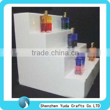 white acrylic perfume glass display stand counter display for perfume