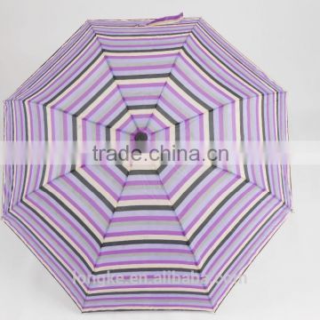 striped design folding umbrella 2 fold striped patio umbrellas