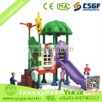 cheap kids amusement park plastic outdoor playground slides equipment