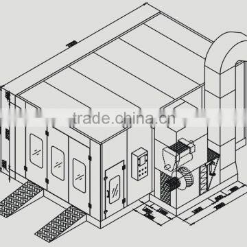 CE High Quality Low Price Spray Booth GS-100 photo-3