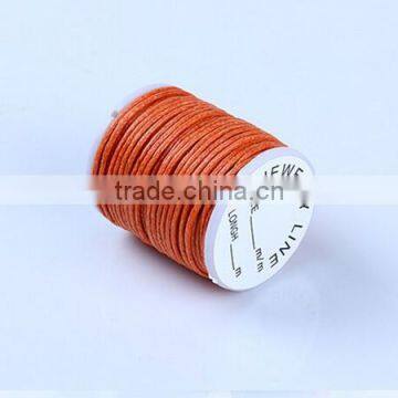 2015 Hot Sell Colorful 2.5mm Round Korea Cotton Waxed Cord for Bracelet Necklace Garments Wholesale photo-3