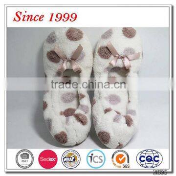 coral fleece outsole with anti-slip materials ladies slippers