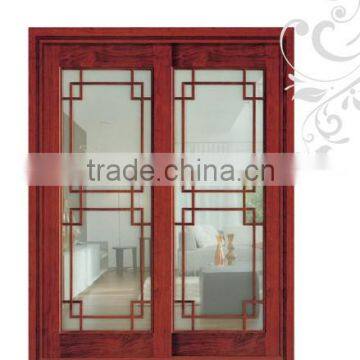 Elengant Toughened Double Glass Sliding Door