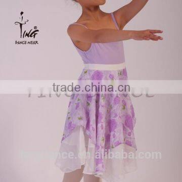 2015 new girls camisole chiffon skirt with 3 layer