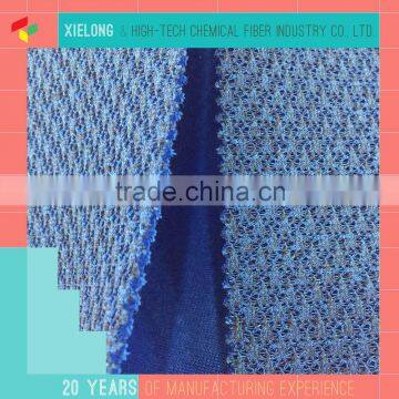 Warp knitted polyester close hole mesh fabric for shoes