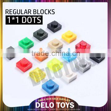 1*1 dots bricks Plastic random building blocks regular blocks in bulk DE00054-2