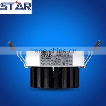 2 years warranty cool white gimbal 7w led downlight