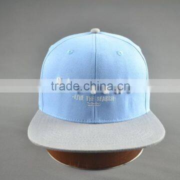 Hi Quality Custom 100% Cotton Twill 6-panel Snapback Cap photo-2