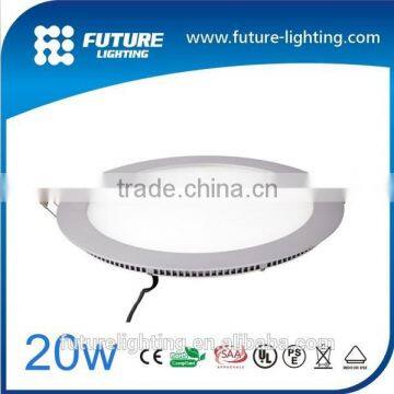 Shenzhen factory Indoor recessed light Dia 300mm 20W dimmable led panel lighting