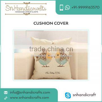 Popular Product New Bird Design Cushion Cover From Top Ranked Company at Wholesale Rate