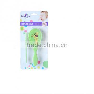 Yiwu Smile Bear Baby Green Comb Hair Brush and Comb Set photo-3