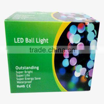 Wholesale 10m 100L Blue Outdoor LED Christmas Ball Lights photo-6