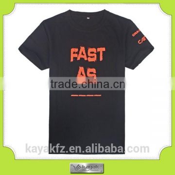 wholesale men cotton promotional customized t-shirt