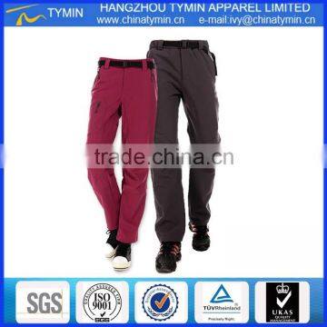 Tymin Newest Design Windproof Waterproof Hiking Lady Pants