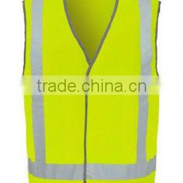 good quality police reflective polyester safety vest with pockets and zip