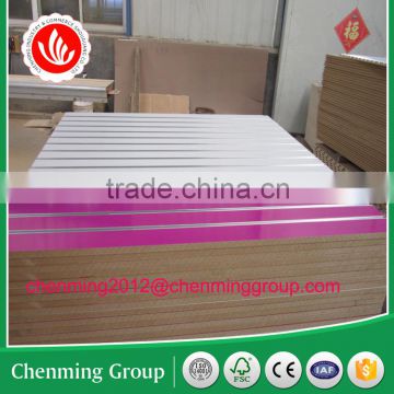 melamine slatwall with aluminum insert