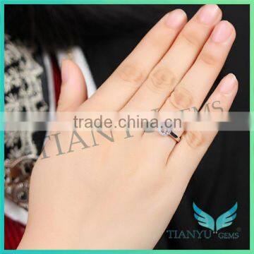 925 Sterling Sliver Anniversary Rings Foreverone 9 Hearts & Flower VVS1 E-F Round Cut Synthetic Moissanite Diamond Wedding Rings photo-2