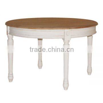 Shabby Chic Furniture Indonesia - Round Dining Table shabby finish