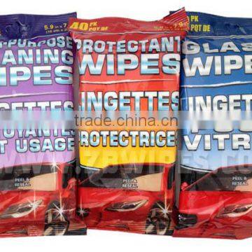 Multi-purpose Car Wipes Auto Care Wet Tissue