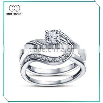 Newest High Quality 925 Silver Ring Set Jewelry