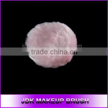 Pink Round Cosmetic Plush Puff