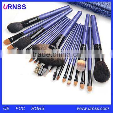 2013 Wholesale OEM custom logo girl best professional natural makeup brush set, free samples new products makeup brushes