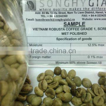 High quality vietnam coffee bean at the best price for export