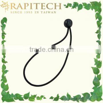 Plastic Elastic Tie for Installation of Privacy Fences with Eyelets Snugger Elastic Tie