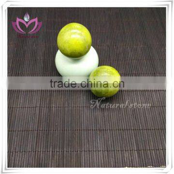 Only Polished Semi-Precious Jade Hand Balls Health Care Tool