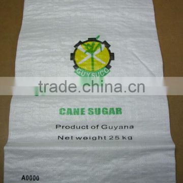 printed customer design pp woven flour /sugar/rice bag 25/50kg