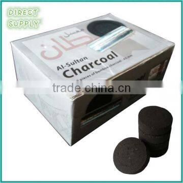 low price shisha hookah round carbon black briquettes