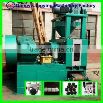 Factory manufactured Double roll type Hydraulic Pillow Shape coal and charcoal briquetting press machine