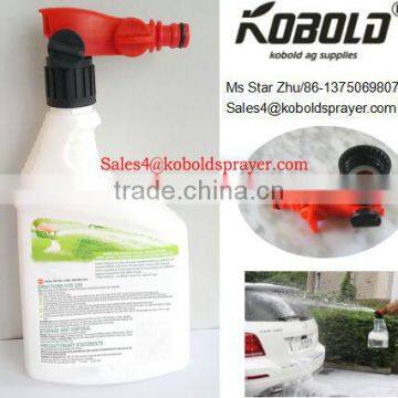 Plastic hose end foam sprayer1 :20 and 1:40 rate