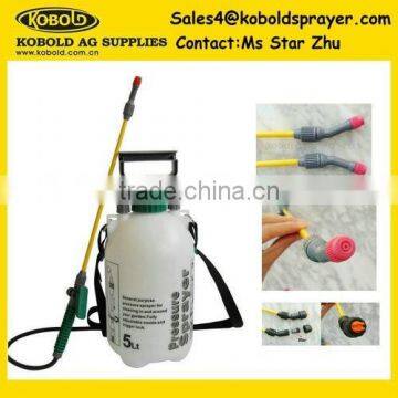 5L air pressure HDPE sprayer for garden