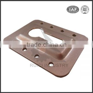 Electric steel stamping parts with yellow zinc plating