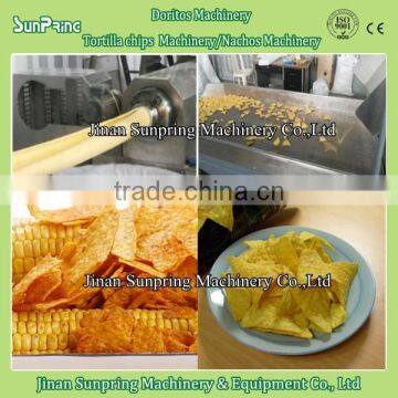 Automatic corn doritos tortilla chips machine production line