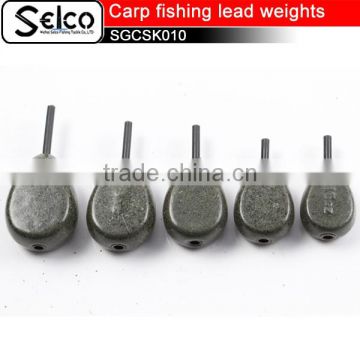 SGCSK010 Coated Inline Flat Pear Carp Lead