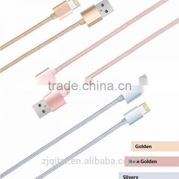 New Arrival Customized Wholesale Metal Braided Usb Cable 2 in 1 Mirco Usb Cable Multi-function Usb Charger Cable photo-3