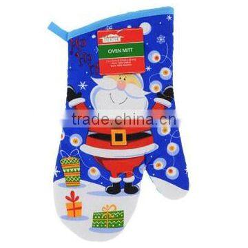 Christmas Sets/Christmas Printed Hat&Pads&Oven Mitt/Christmas Clown Topper photo-4