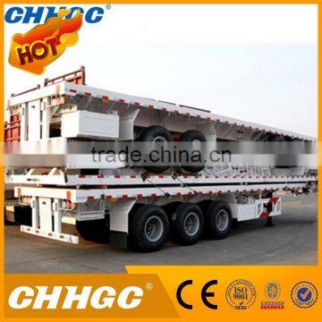 New design antique flatbed trailer for hauling container made in China