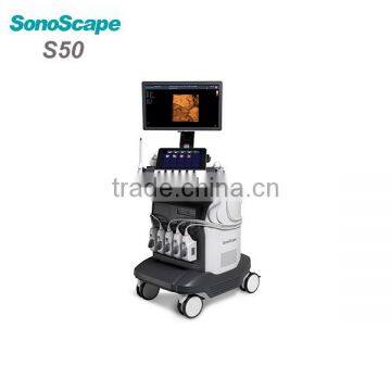 Best price medical ultrasound machine 4D color dopper SonoScape S50