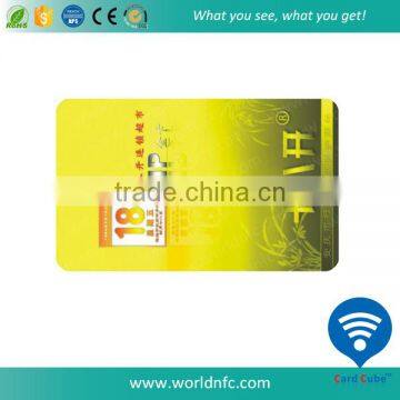 Customized VIP PVC Memory Contact Card with 5542 chip 1K bit smart card