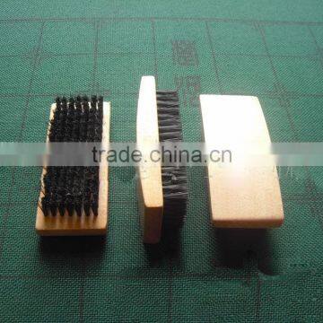 Shoes Brushed Wooden Cleaning Brush for Shoe Handheld Wooden Shoe Brush photo-2