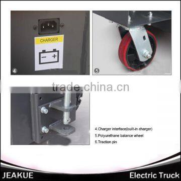 CE ISO High Quality Cheap Price 1500kg Walker Electric Tow Tractor photo-5