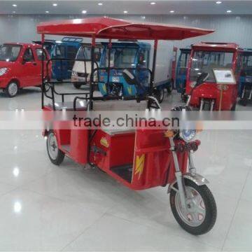 650W Electric Taxi Tricycle Rickshaw for 4 People Cargo Trike photo-2